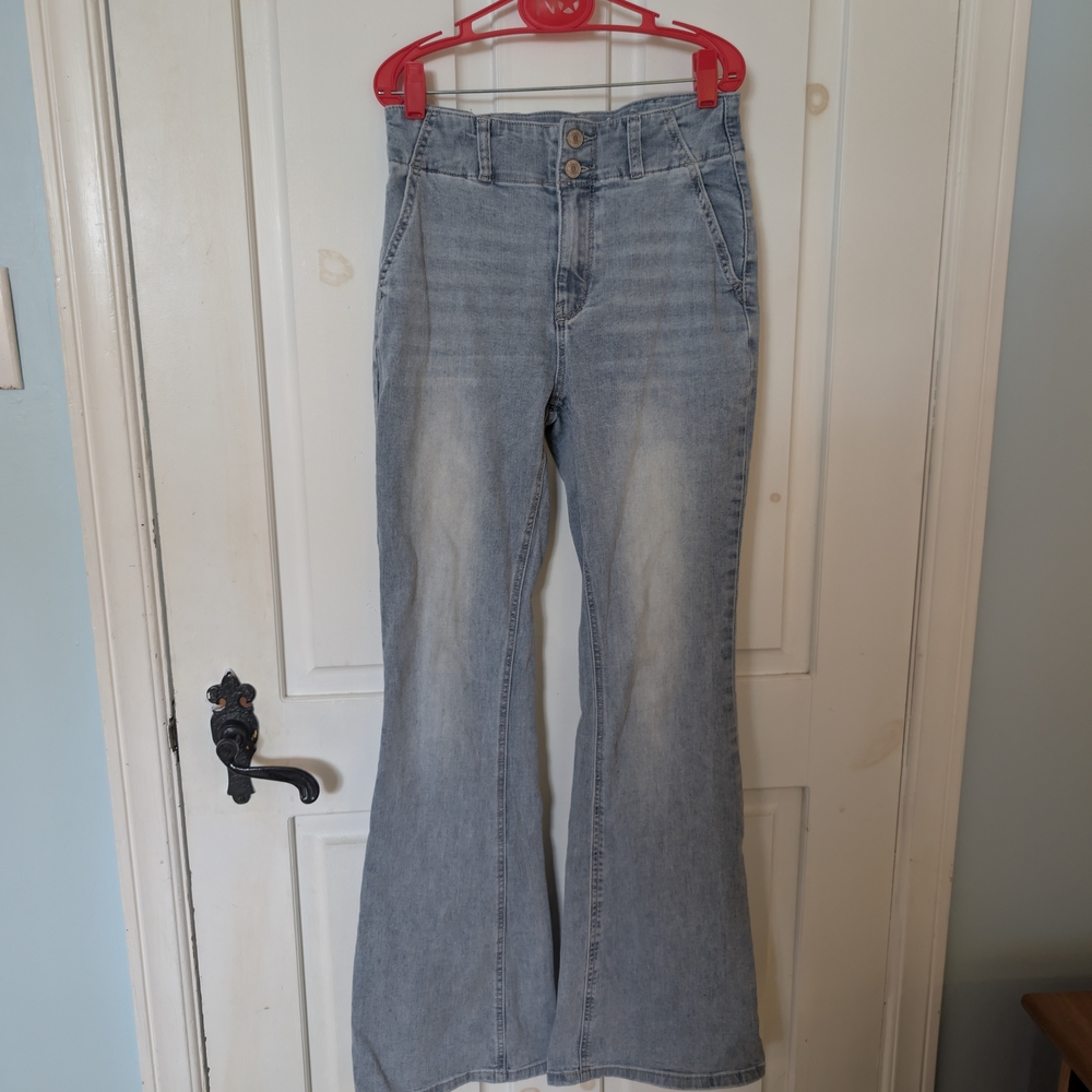 Ardene Light Blue Flare Jeans